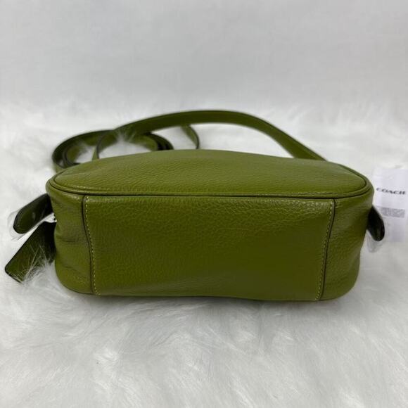 Coach Kailey Shoulder/Crossbody Bag In Leather/Bright Olive CY707 NWT - Picture 11 of 11